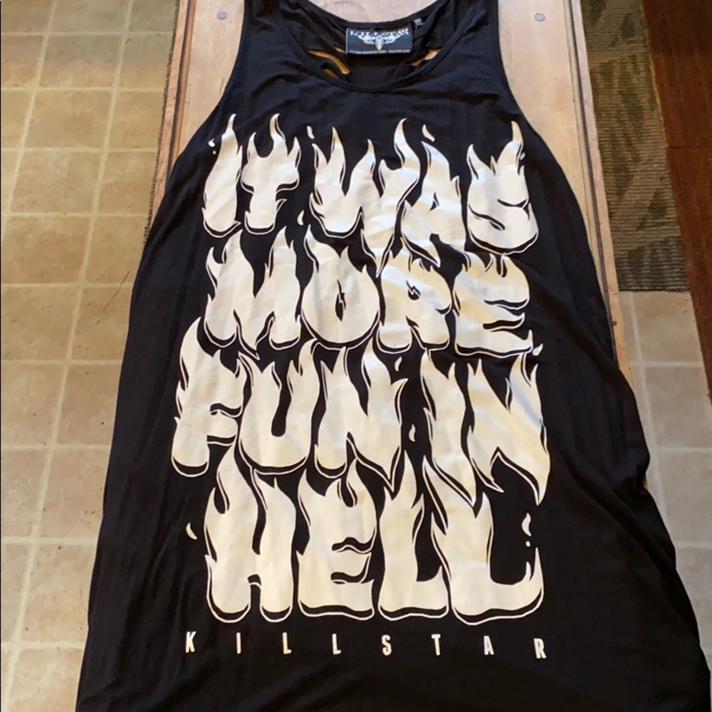 Killstar It Was More Fun in Hell Tunic Dress XXL